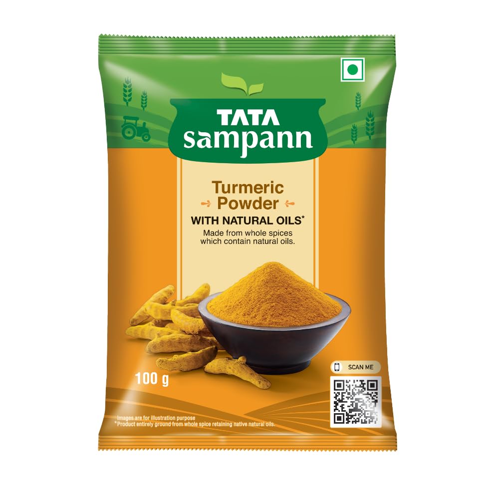 Tata Sampann Turmeric Powder With Natural Oils, 100g,