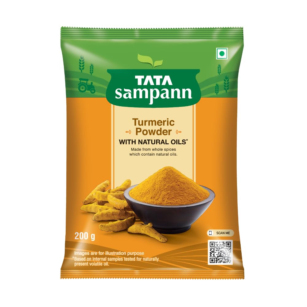 Tata Sampann Turmeric Powder With Natural Oils, 200g,
