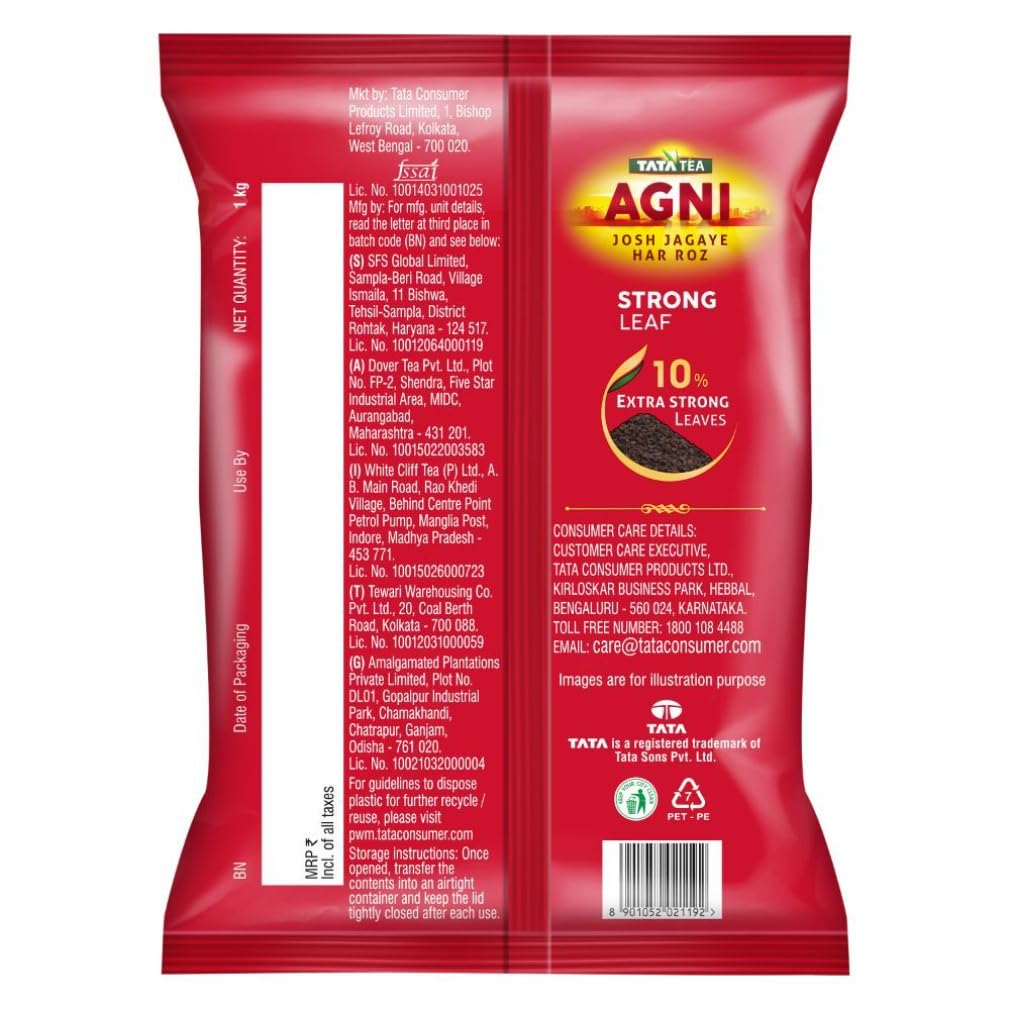 Tata Tea Agni 1kg ( pack of 3 )
