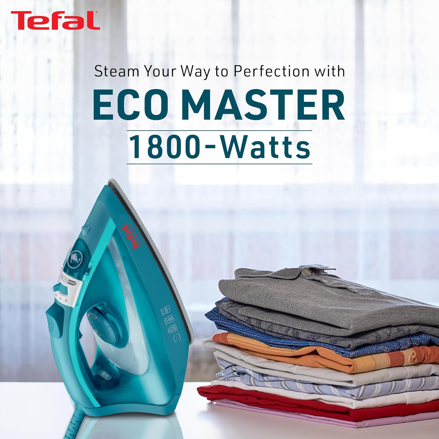 Tefal Eco Master 1800 Watts Non Stick Steam Iron