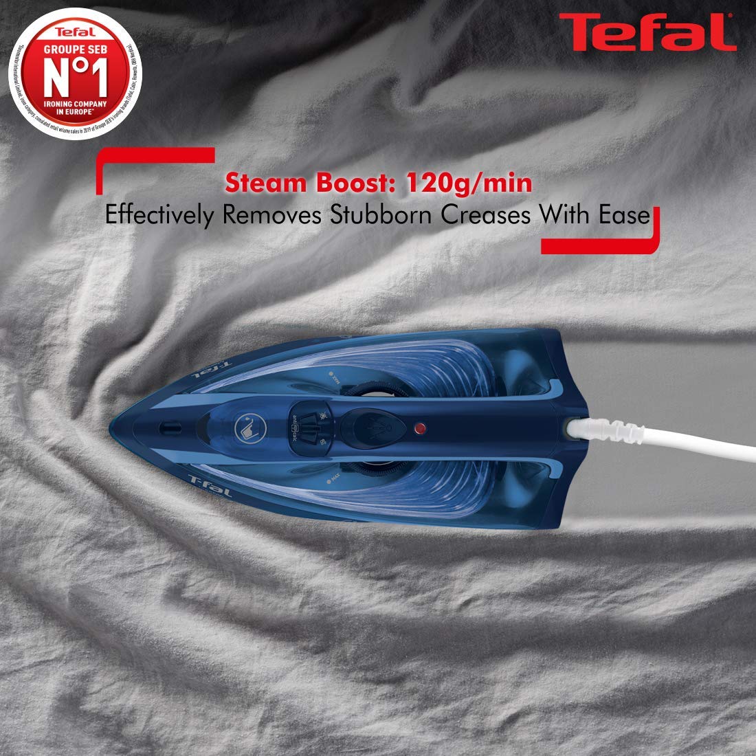Tefal Maestro Plus Steam Iron | No.1 Ironing Brand in Europe | 2200W