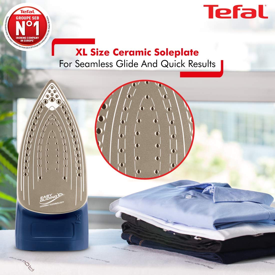 Tefal Maestro Plus Steam Iron | No.1 Ironing Brand in Europe | 2200W