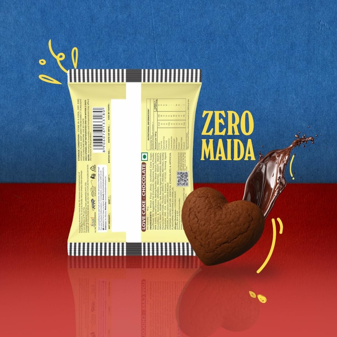 The Baker's Dozen Chocolate love Cake, 40G