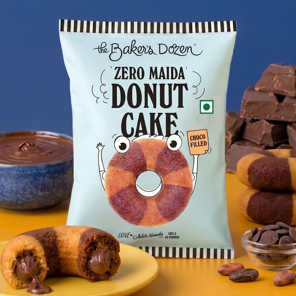 The Baker's Dozen Zero Maida Donut Cake 42G