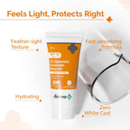 The Derma Co 1% Hyaluronic Sunscreen Aqua Gel SPF 50 PA++++ 30g