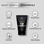 The Man Company Activated Charcoal Peel Off Face Mask for Man 100g