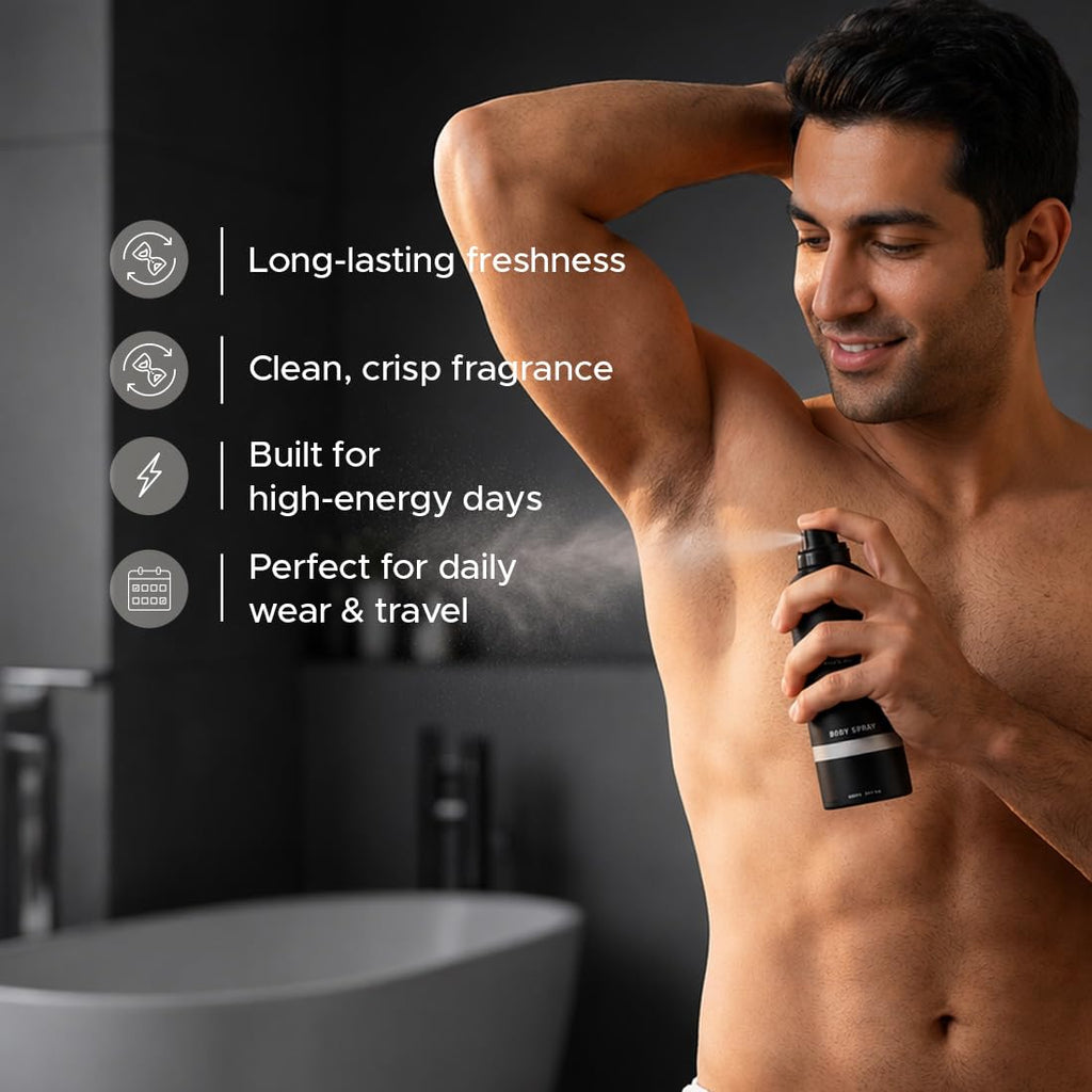 The Man Company Deodorant for Men Gift Set | Pack of 4 Body Sprays (150ml Each)