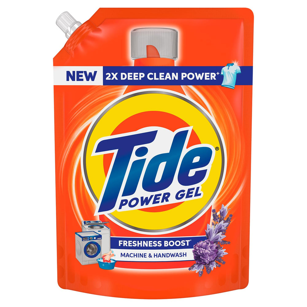 Tide Power Gel Liquid Detergent for Top Load & Front Load - 1kg