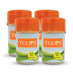Tulips Wooden Toothpicks 240 Sticks  (Pack of 4) in a Reusable Jar