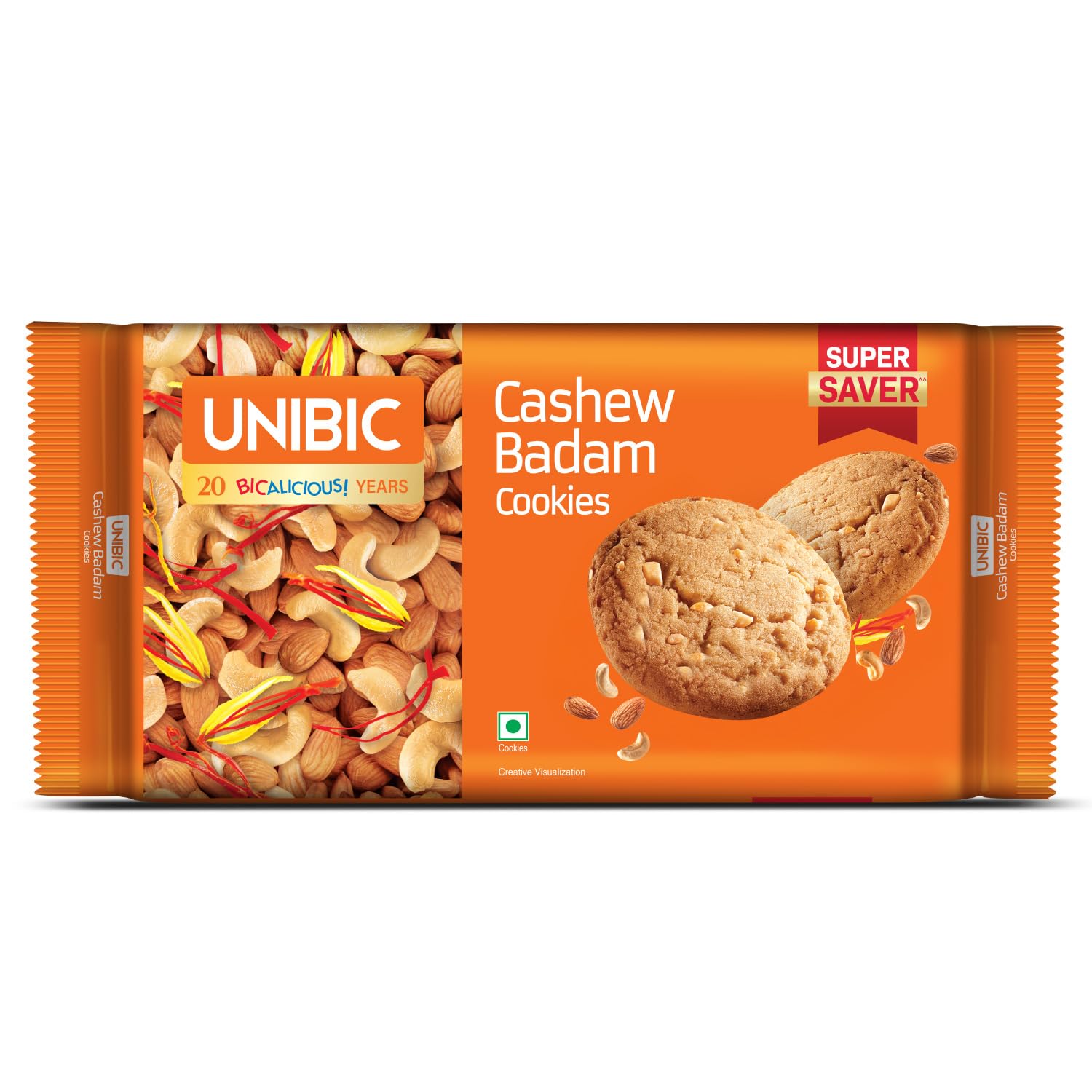 UNIBIC FOODS Cashew Badam Cookies | weight may vary 500g