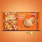 UNIBIC FOODS Cashew Badam Cookies | weight may vary 500g