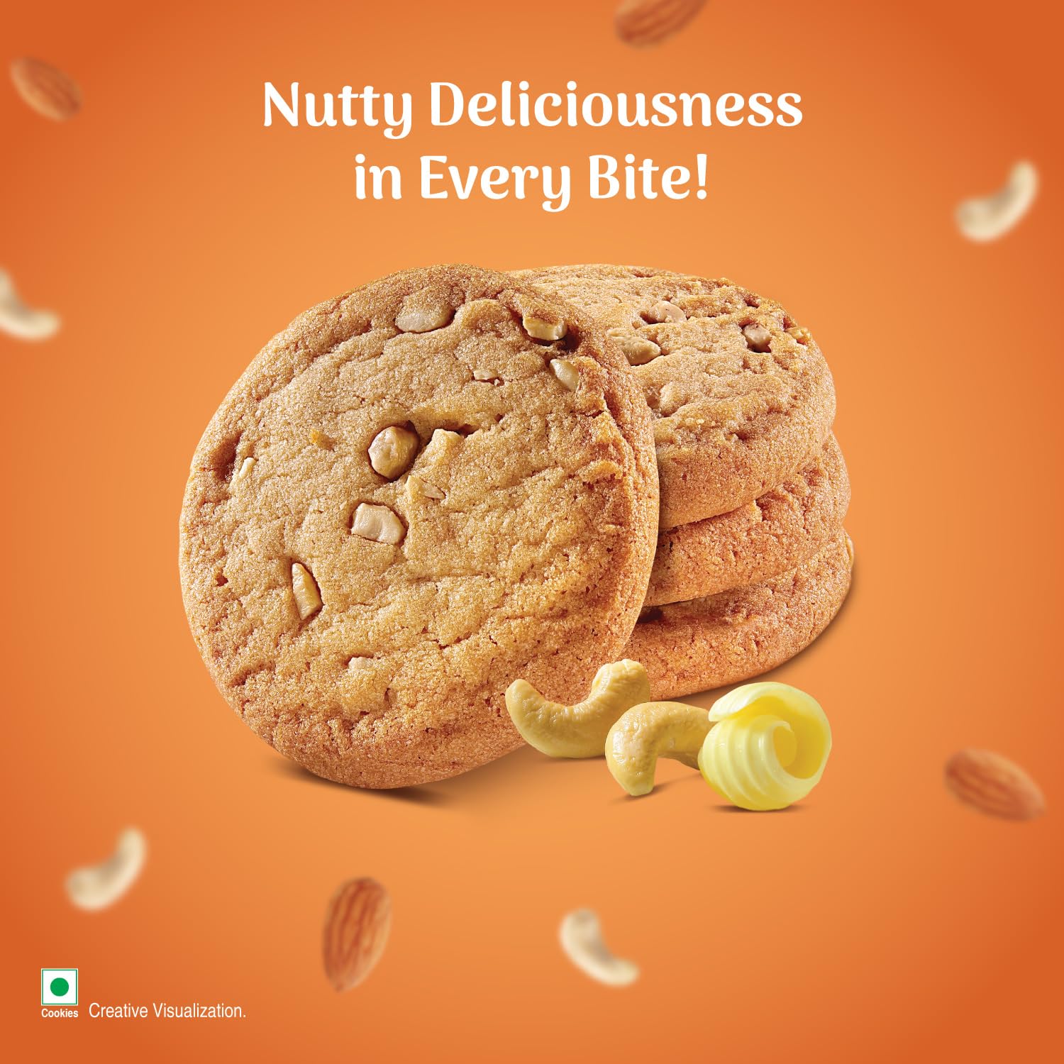 UNIBIC FOODS Cashew Badam Cookies | weight may vary 500g
