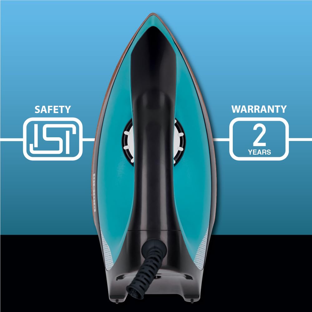 USHA Avenger 1.5 KG Heavy Weight Dry Iron| 1100W|