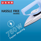 USHA EI 4175-M 750W Ultra Light Weight Electric Iron