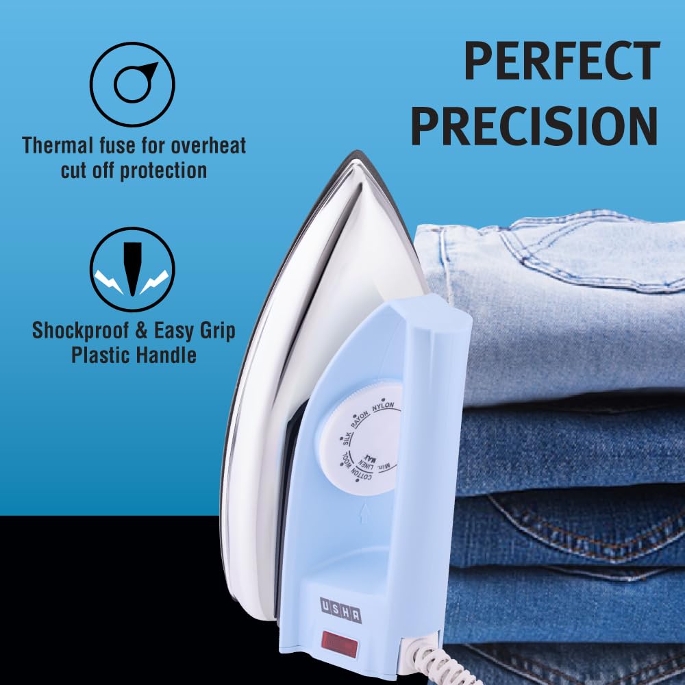 USHA EI 4175-M 750W Ultra Light Weight Electric Iron