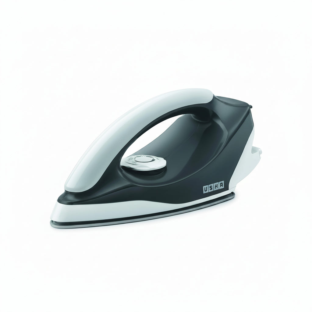 USHA Plastic Usha Aurora 1000Watt Dry Iron with Innovative Tail Light Indicator