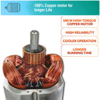 USHA Rapidmix 500-Watt Copper Motor Mixer Grinder With 3 Jars
