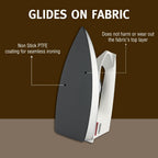 Usha 2802 1000Watt Dry Iron with Metal Body