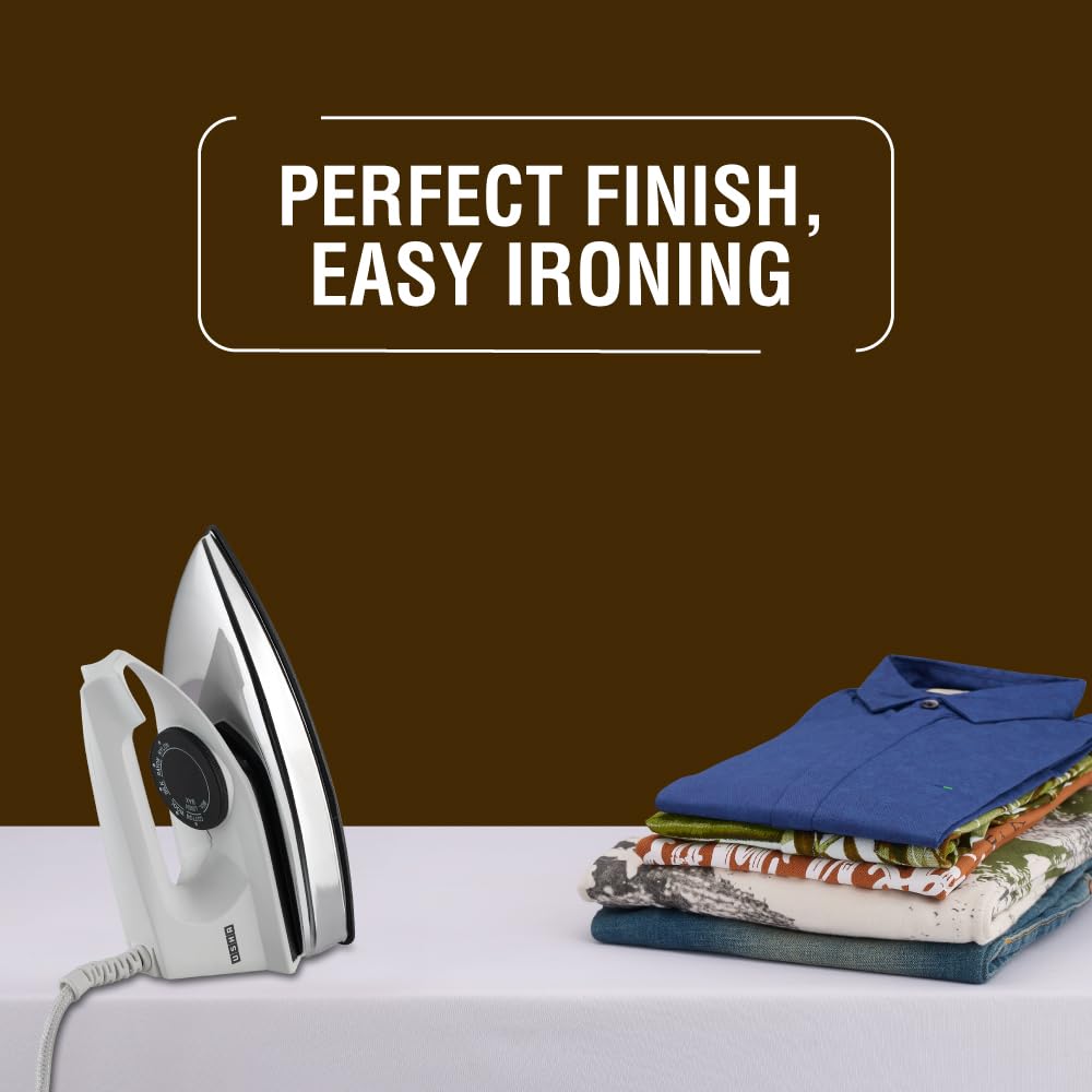 Usha 2802 1000Watt Dry Iron with Metal Body