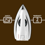 Usha 2802 1000Watt Dry Iron with Metal Body