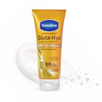 Vaseline Gluta Hya - Antioxidant SPF 50 PA+++ Sunscreen for Face & Body All | Glutathione & Hyaluronic Acid infused Sunscreen 175 ML