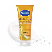 Vaseline Gluta Hya - Antioxidant SPF 50 PA+++ Sunscreen for Face & Body All | Glutathione & Hyaluronic Acid infused Sunscreen 175 ML