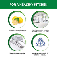 Dettol Kitchen Dish and Slab Gel - 400 ml (Lemon Fresh)
