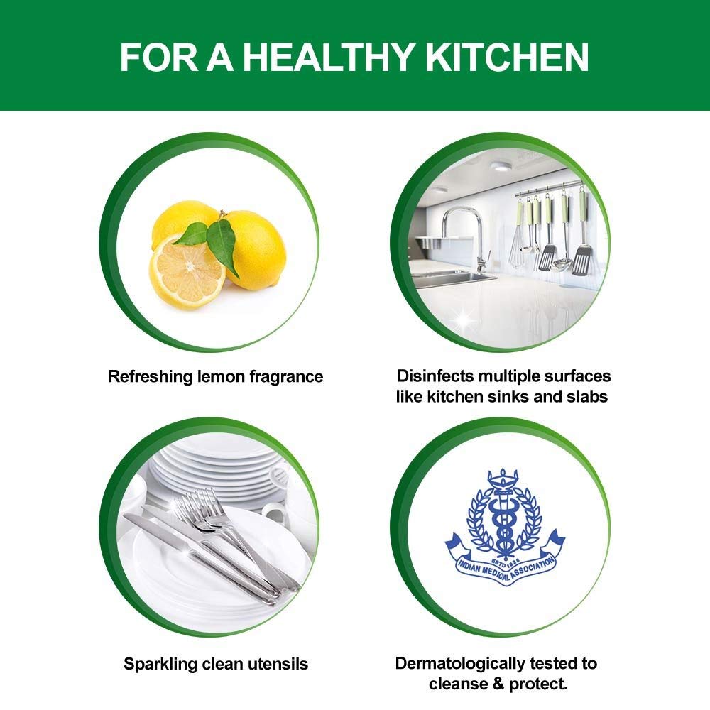 Dettol Kitchen Dish and Slab Gel - 400 ml (Lemon Fresh)