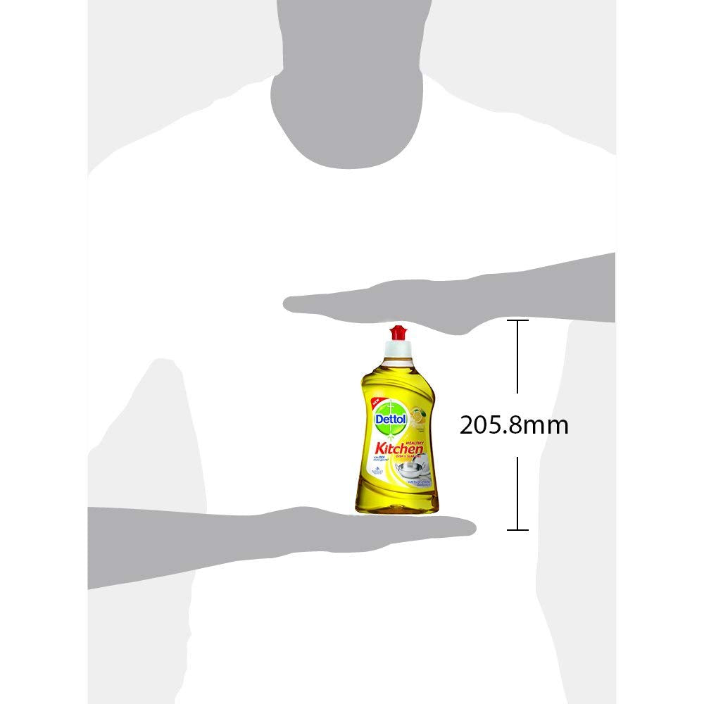 Dettol Kitchen Dish and Slab Gel - 400 ml (Lemon Fresh)