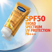 Vaseline Gluta Hya - Antioxidant SPF 50 PA+++ Sunscreen for Face & Body All | Glutathione & Hyaluronic Acid infused Sunscreen 175 ML