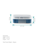 VAYA Tydbyt Stainless Steel Lunch Box for Kids & Boys, 650ml, 3 Steel Containers