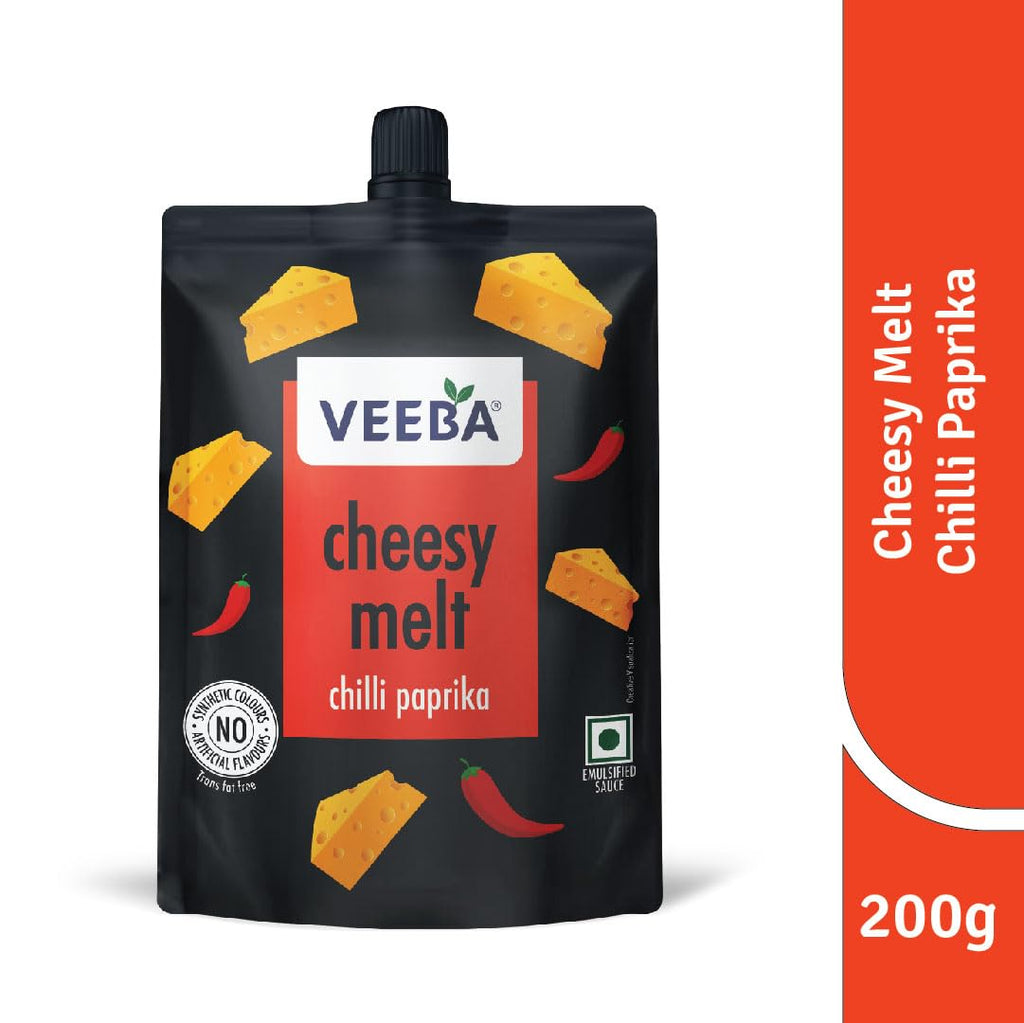VEEBA Cheesy Melt Chilli Paprika , 200 gram