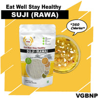 VGBNP Natural suji / rawa ( Soji | Semolina | Shuji ) Healthy Fibre Rich Sooji - 1kg (1 kg)