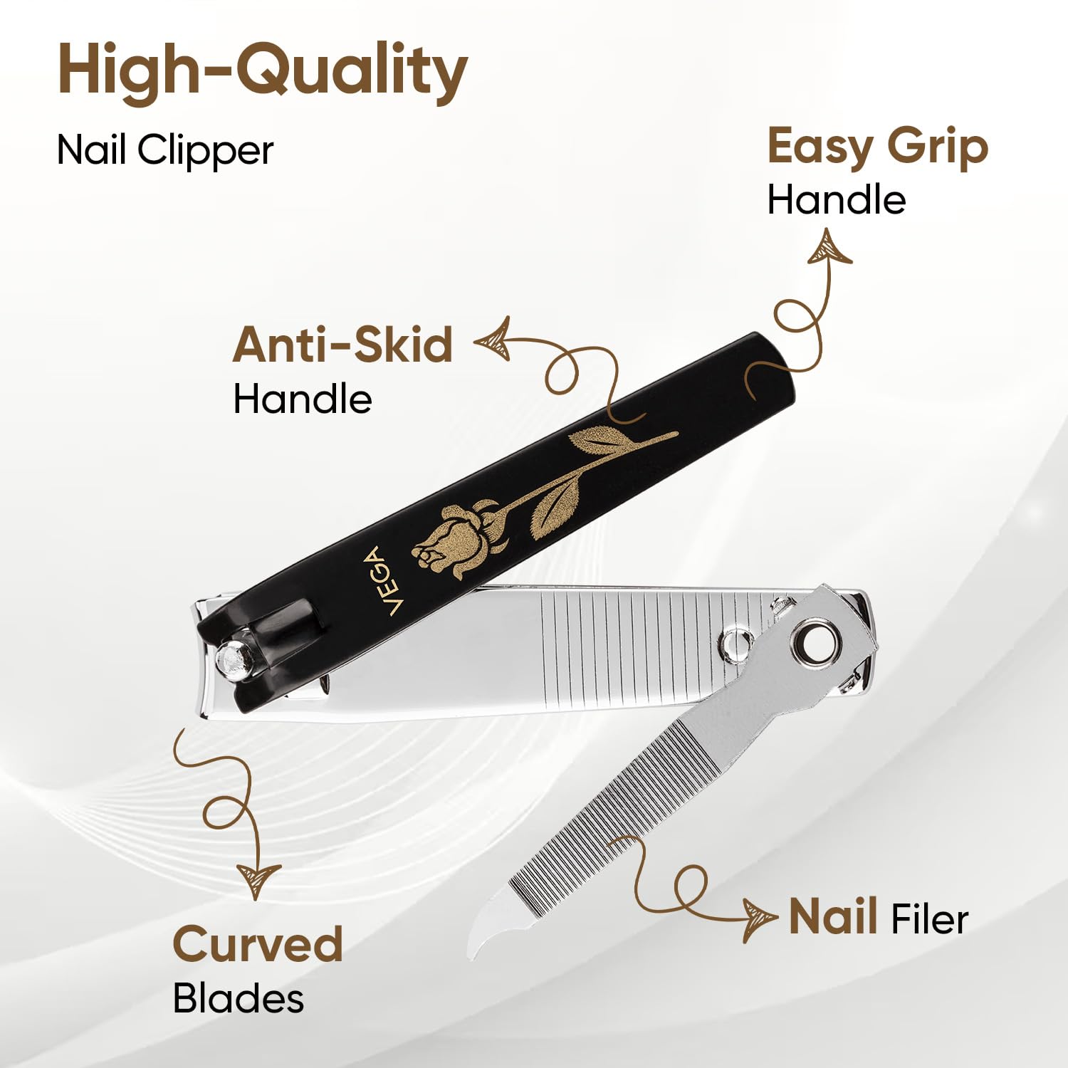 Vega Large Nail Clipper 1 Piece