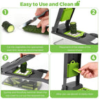 Vegetable Chopper,15-in-1 Multifunctional veggie chopper