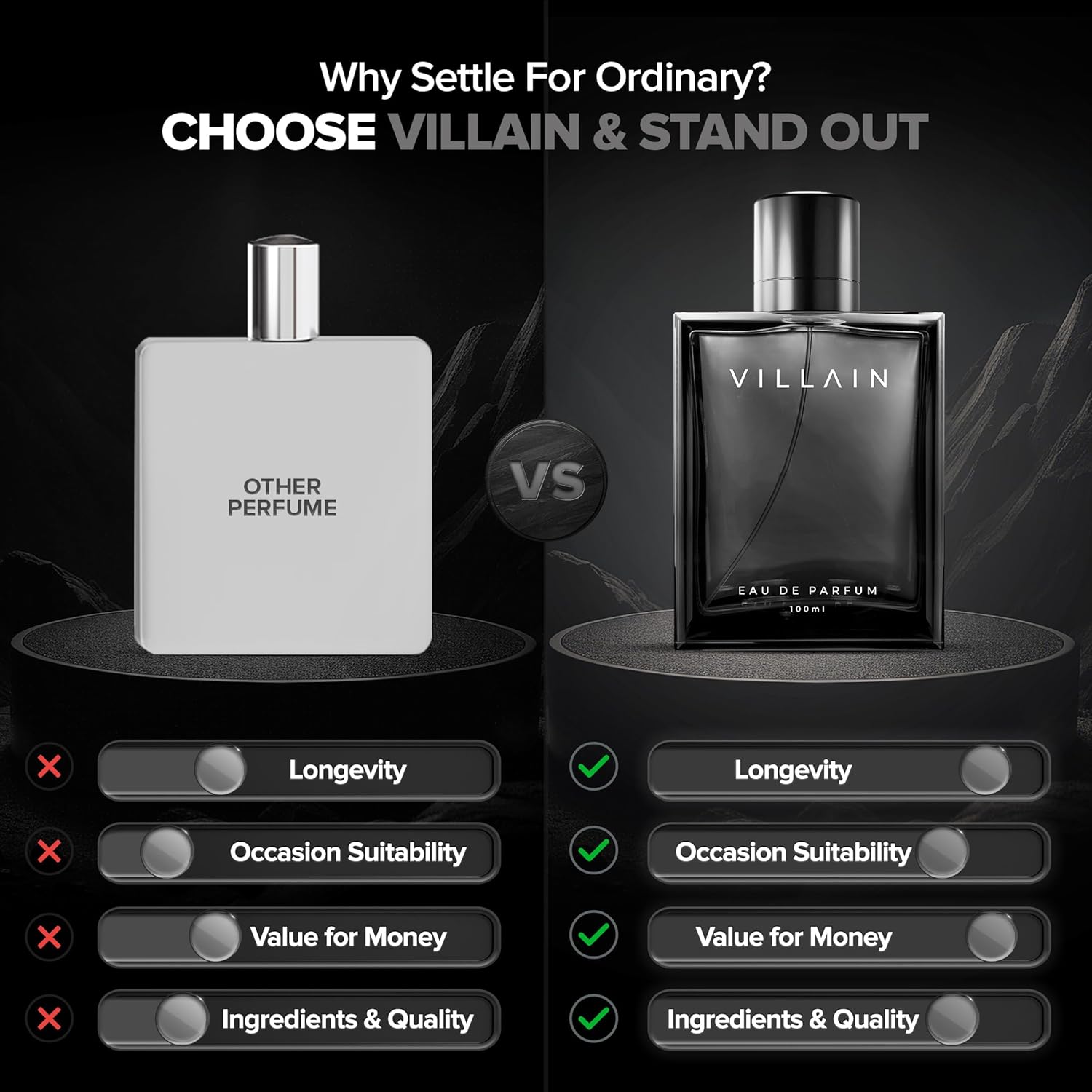 Villain Perfume For Men 100 Ml