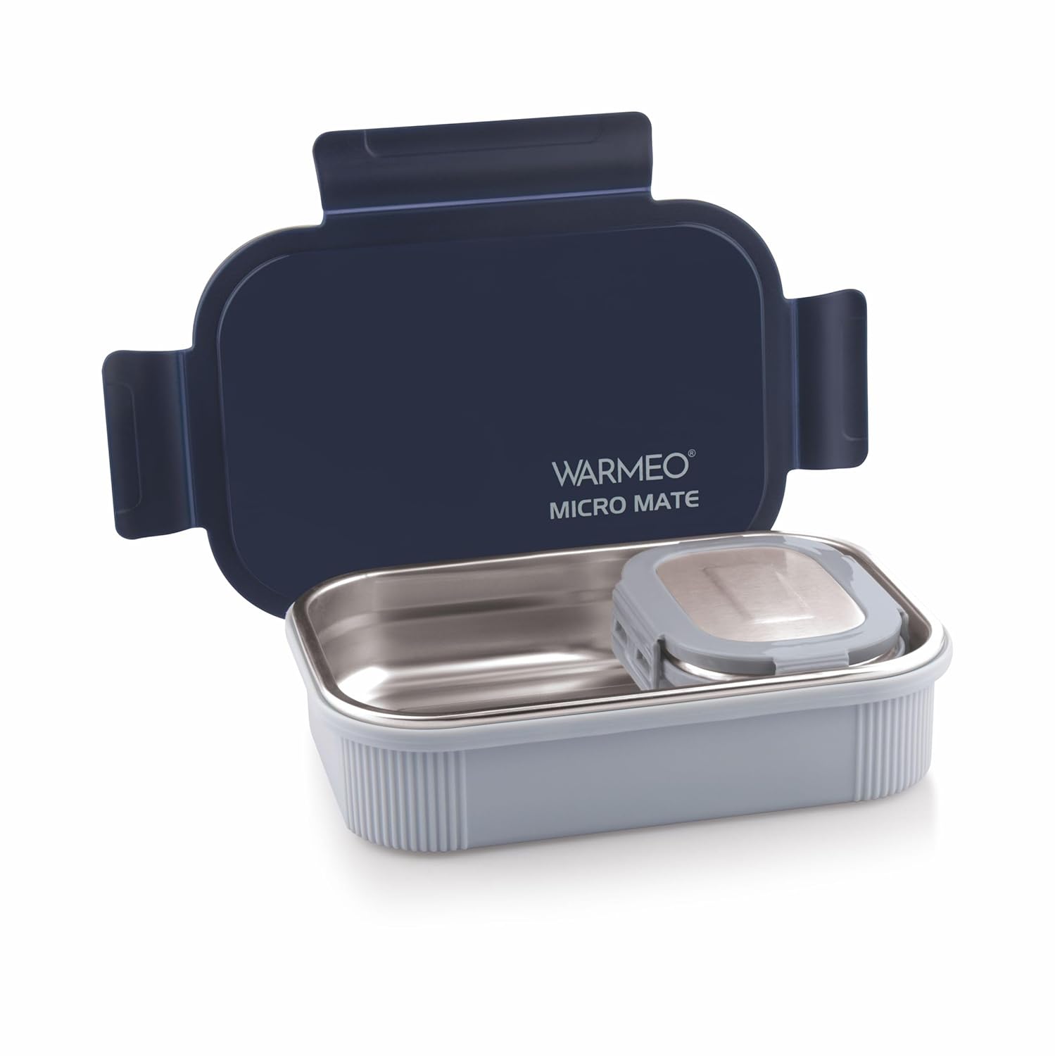 WARMEO MICROMATE Lunch Box (800ml+150 ml),Blue