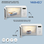WARMEO MICROMATE Lunch Box (800ml+150 ml),Blue