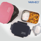 WARMEO MICROMATE Lunch Box (800ml+150 ml),Blue