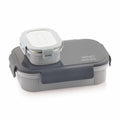WARMEO MICROMATE Lunch Box (800ml+150 ml),Grey