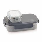 WARMEO MICROMATE Lunch Box (800ml+150 ml),Grey