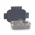 WARMEO MICROMATE Lunch Box (800ml+150 ml),Grey