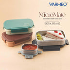 WARMEO MICROMATE Lunch Box (800ml+150 ml),Grey