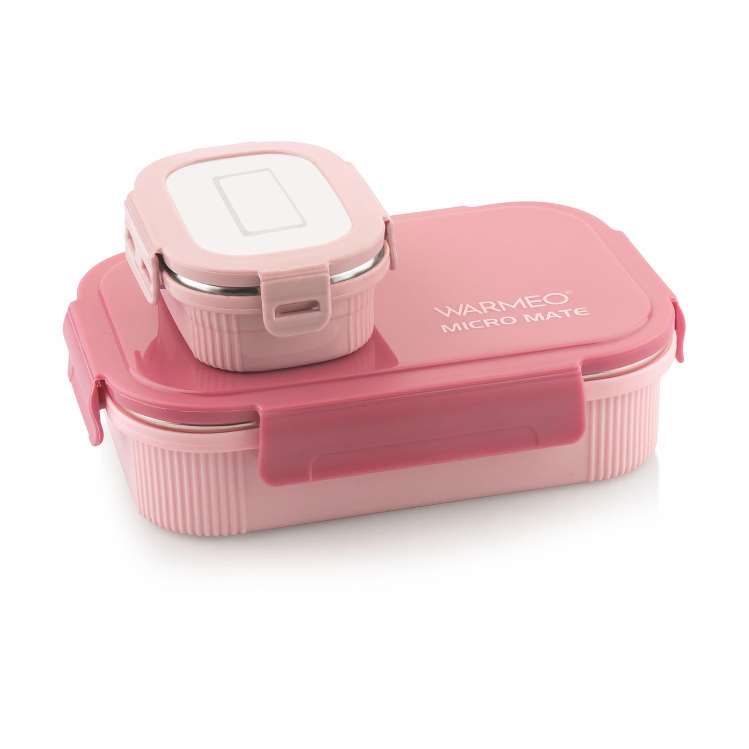WARMEO MICROMATE Lunch Box (800ml+150 ml),Pink