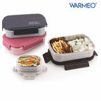 WARMEO MICROMATE Lunch Box (800ml+150 ml),Pink