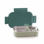 WARMEO MICROMATE Lunch Box (800ml+150 ml),Green