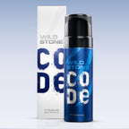 WILD STONE CODE Titanium Long Lasting No Gas Body Perfume Spray For Men, 150Ml