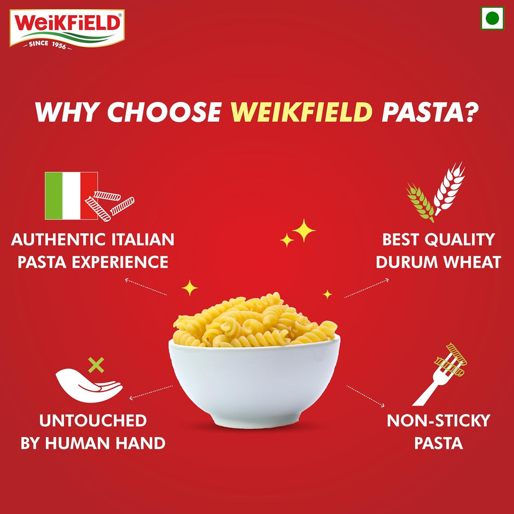 Weikfield Fusilli Pasta 400g Pouch