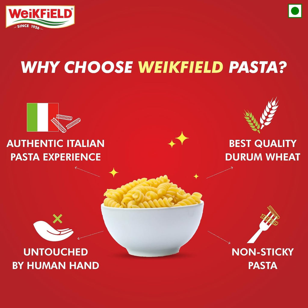 Weikfield Fusilli Pasta 400g Pouch