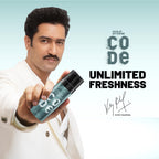 Wild Stone Code Steel Long Lasting No Gas Body Perfume For Men, 150Ml